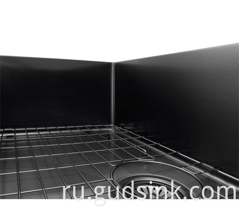 32in 60 40 Double Bowl Kitchen Sink In Black Nano 3 Jpg